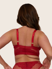 Brooke Bralette : Raspberry Red