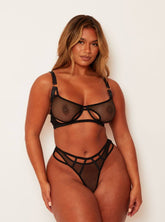 Aphrodite Bra & Brief Set : Midnight Black