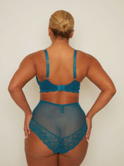 Daley Lace Bra Bundle : Amethyst & Blue Coral