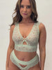 Ivy Bralette & Brief Set : Silvery Green