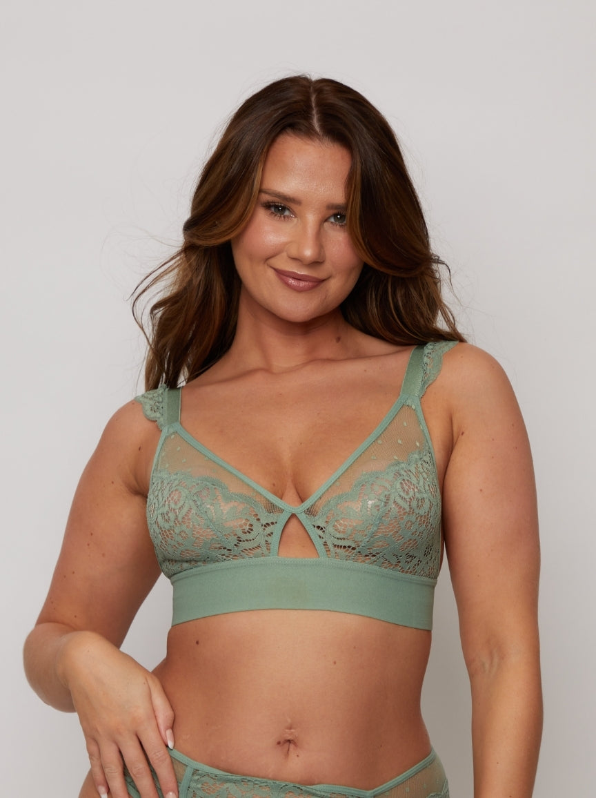 Kaitlin Bralette : Basil Green