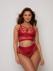 Kayla Set : Raspberry Red