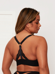 Daphne Bralette : Midnight Black