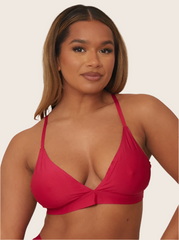 Ally Twin Pack Bralettes : Black & Very Cherry