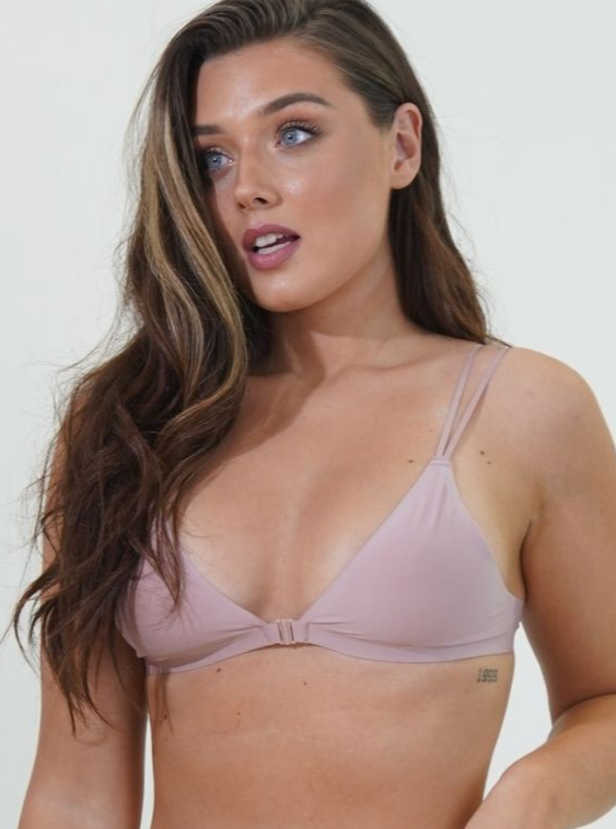 Billie Bralette : Mauve Pink