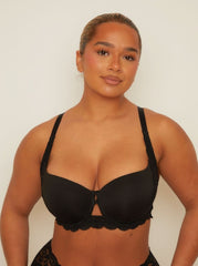 Daley Lace Bra : Midnight Black