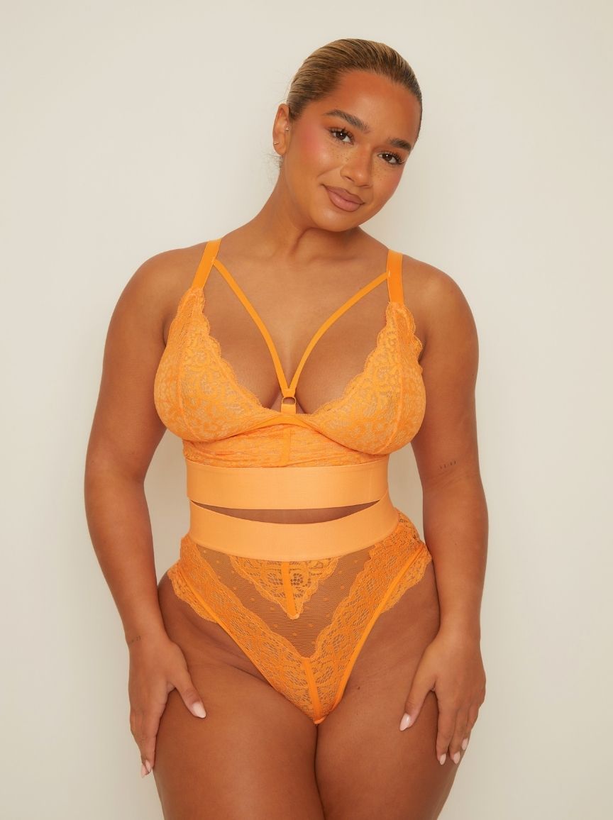 Gia Bralette : Sunburst Orange