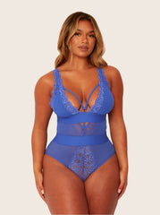 Alicia Bodysuit : Cobalt Blue