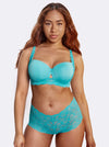 Bluebird blue every day basic bra with an added element of elegance