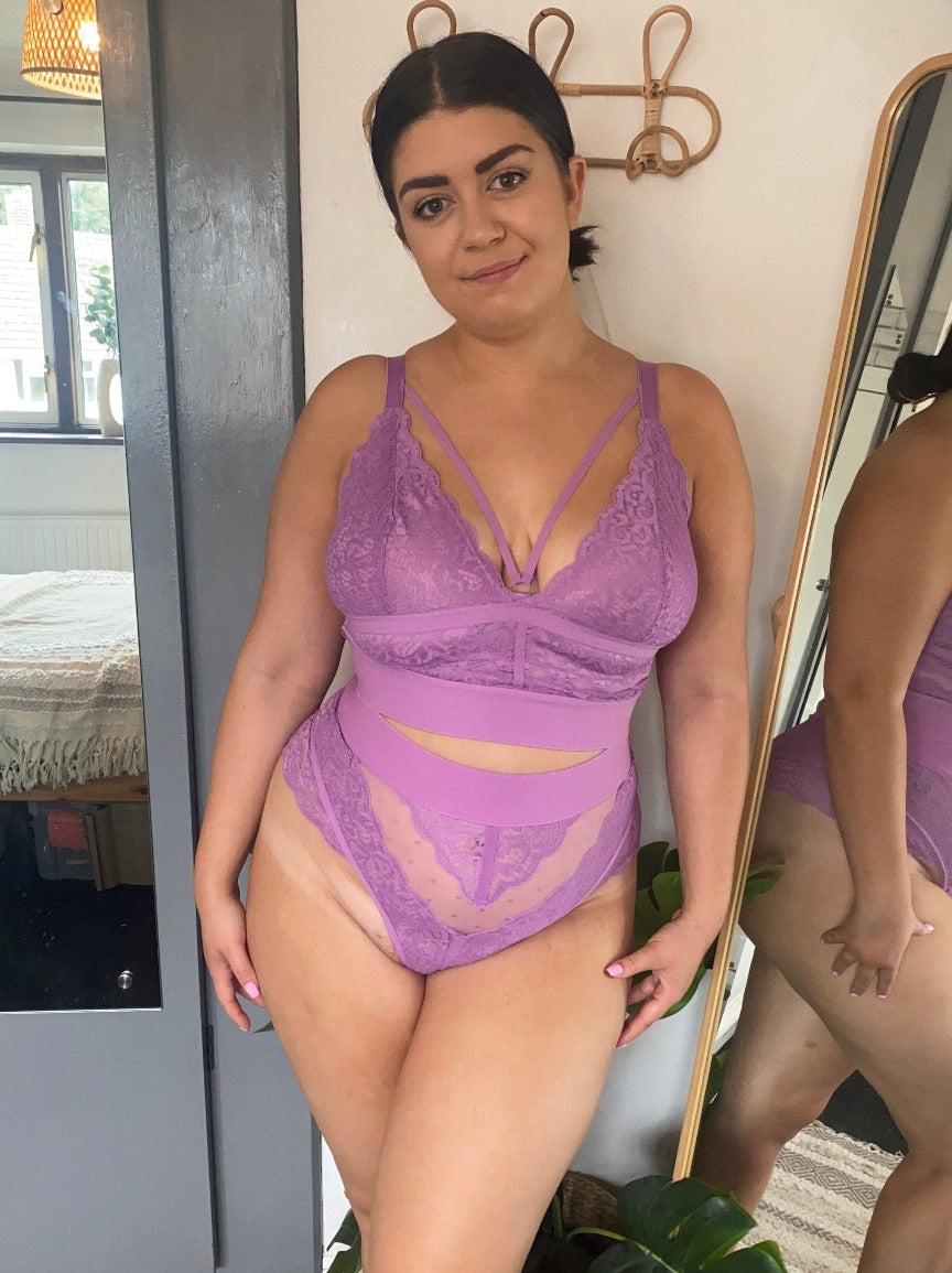 Gia Bralette : Pillow Purple