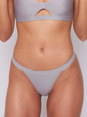 Harley Thong : Silver Grey