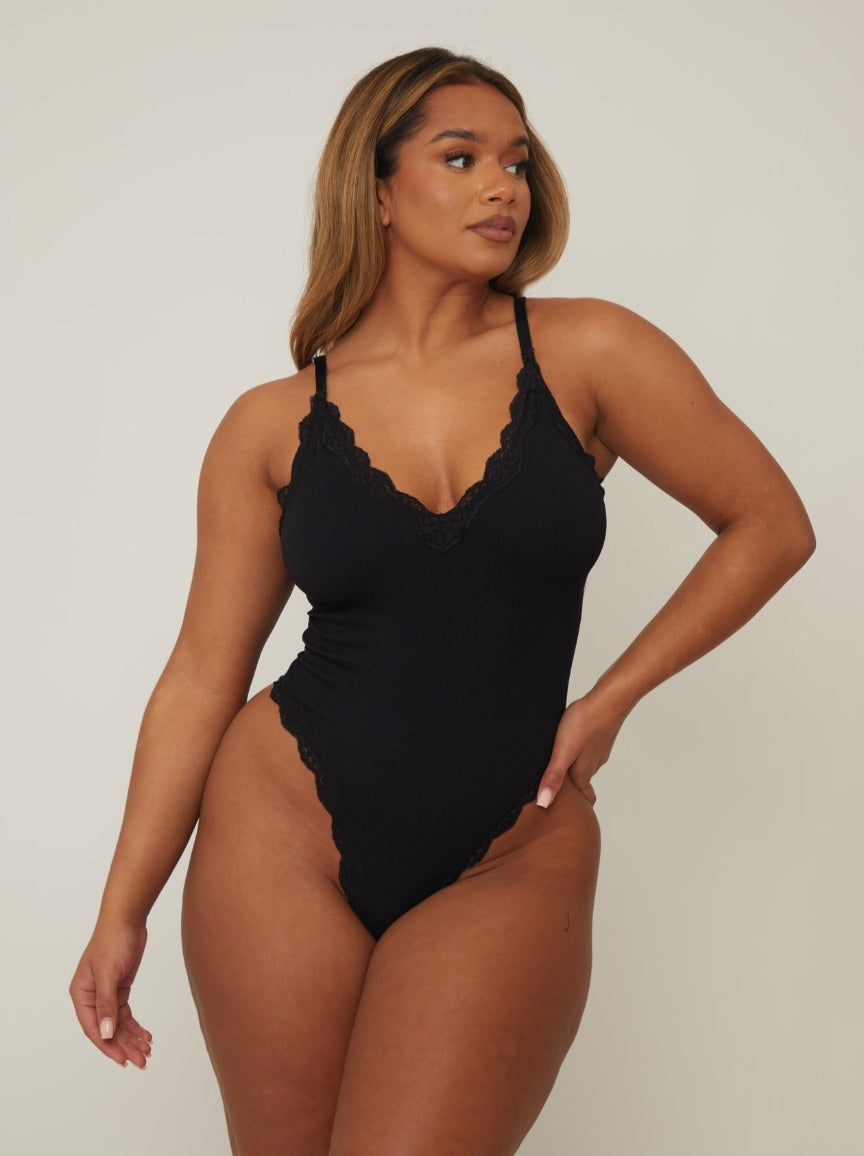 Robyn Bodysuit : Jet Black